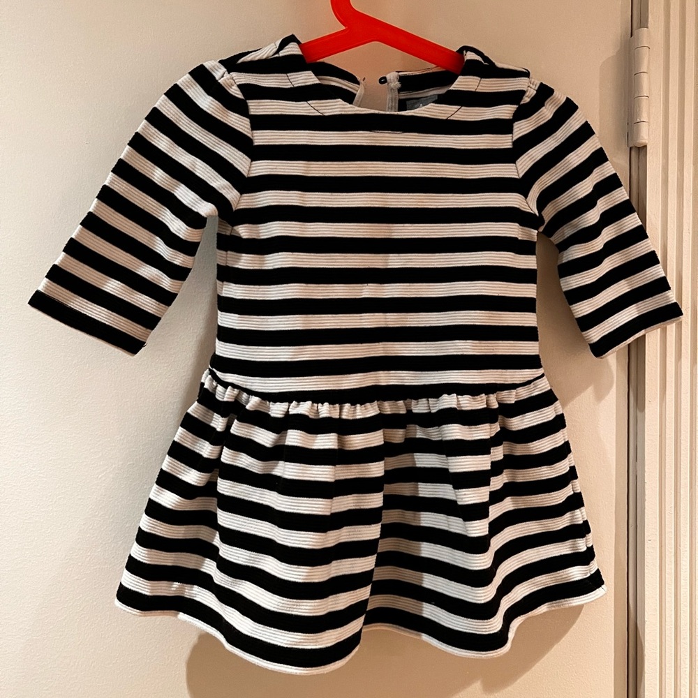 Girl, toddler, 2T, striped dress